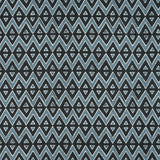 Thibaut F913233 TIBURON Black and Mineral Blue Fabric