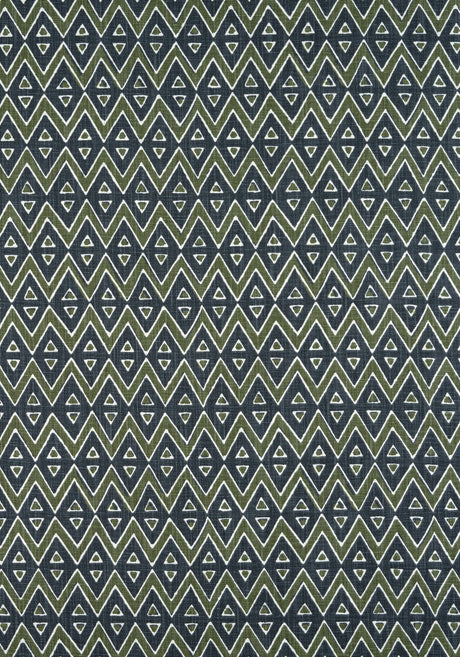 Thibaut F913235 TIBURON Green and Bluestone Fabric