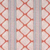 Thibaut F913248 AUSTIN Coral and Spa Blue Fabric