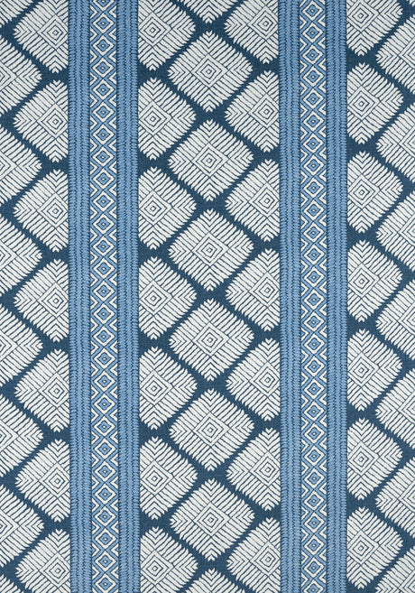 Thibaut F913249 AUSTIN Navy Fabric
