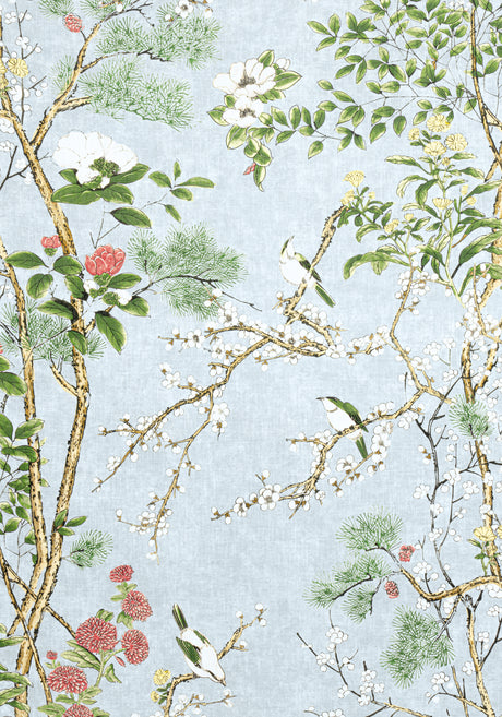 Thibaut F913620 KATSURA Spa Blue Fabric