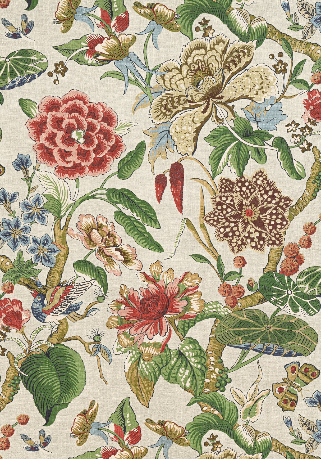 Thibaut F913657 HILL GARDEN Flax Fabric