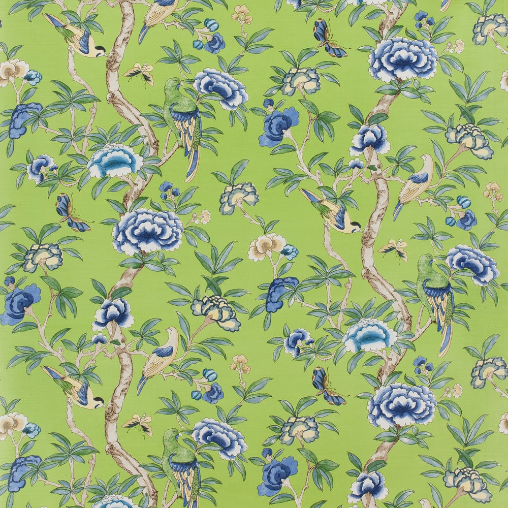 Thibaut F914225 GISELLE Green Fabric