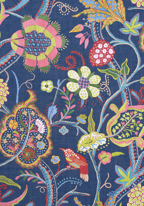 Thibaut F914303 WINDSOR Navy Fabric