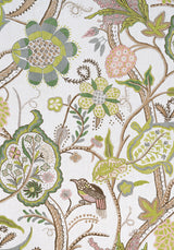 Thibaut F914306 WINDSOR Brown and Green Fabric