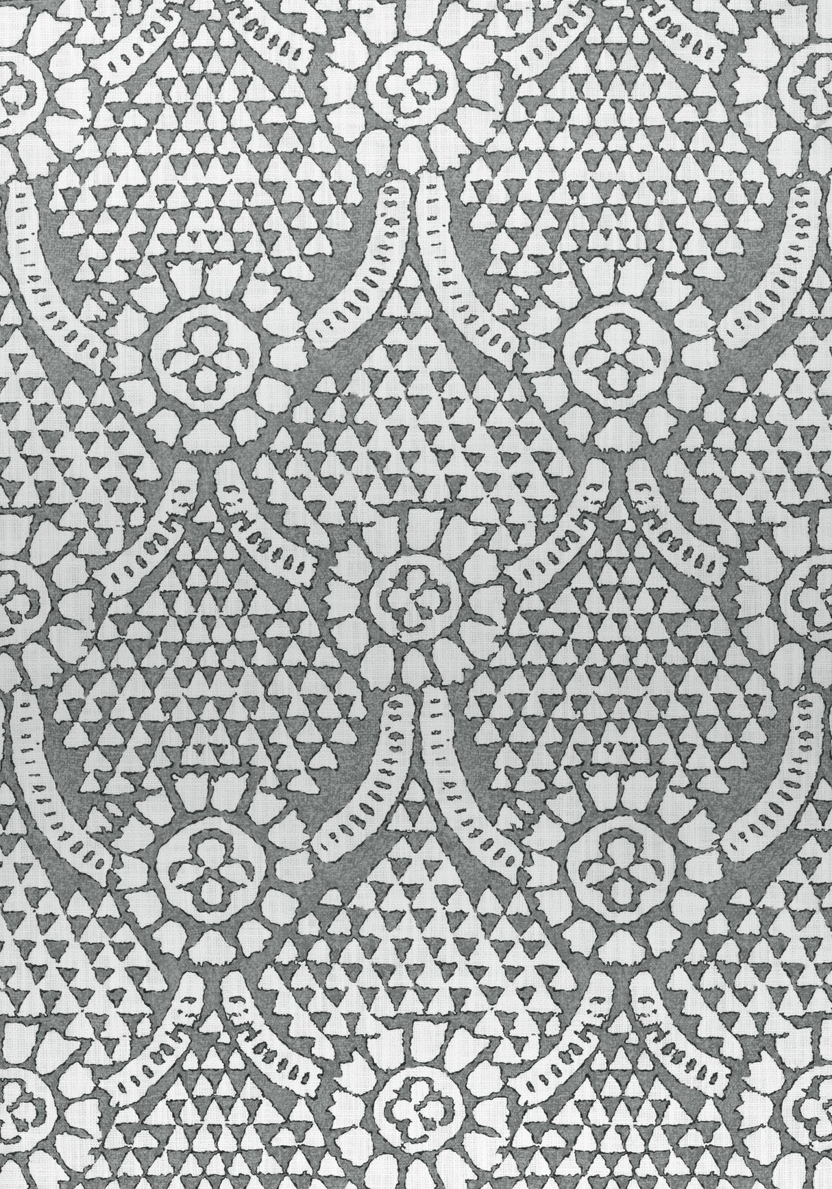 Thibaut F914317 CHAMOMILE Grey Fabric
