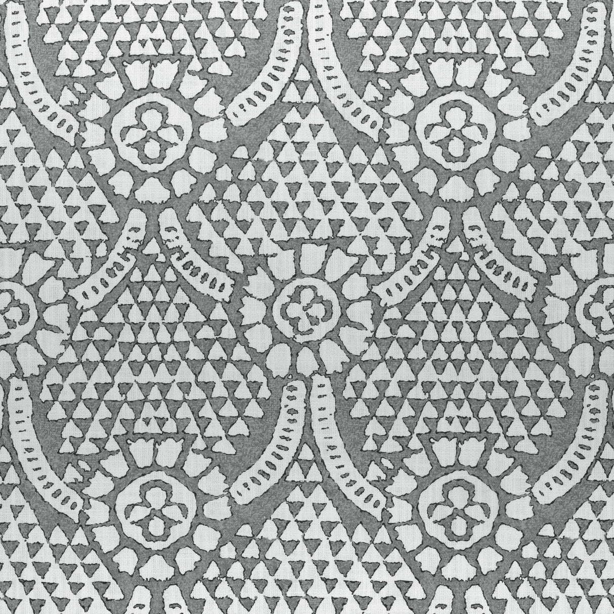 Thibaut F914317 CHAMOMILE Grey Fabric