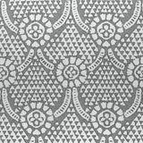Thibaut F914317 CHAMOMILE Grey Fabric