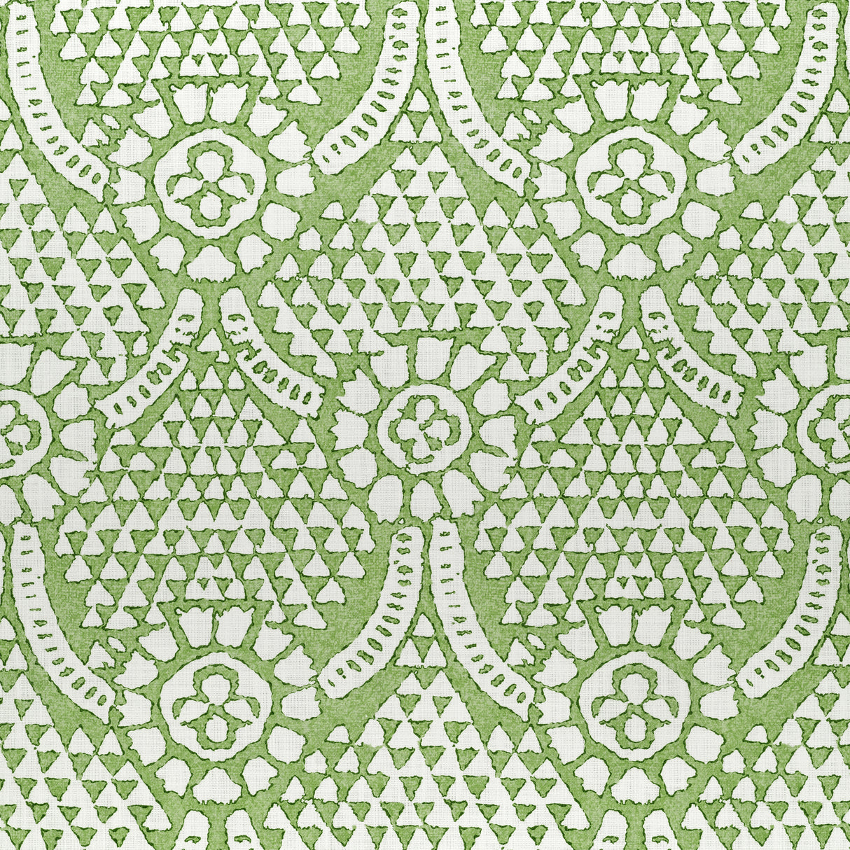 Thibaut F914318 CHAMOMILE Green Fabric