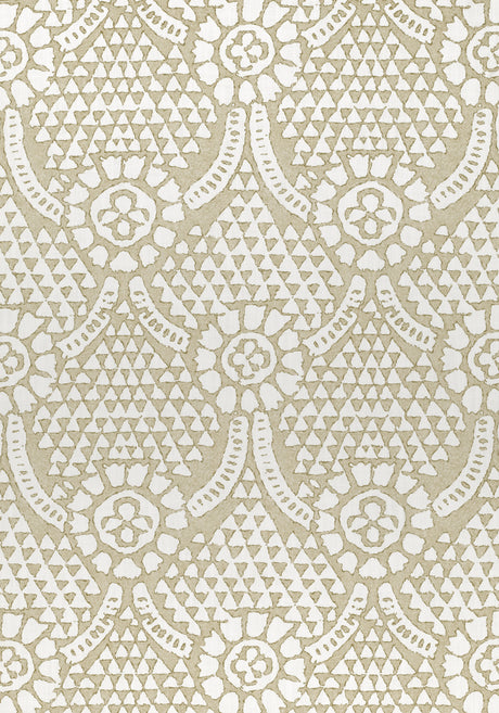Thibaut F914319 CHAMOMILE Beige Fabric