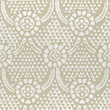 Thibaut F914319 CHAMOMILE Beige Fabric