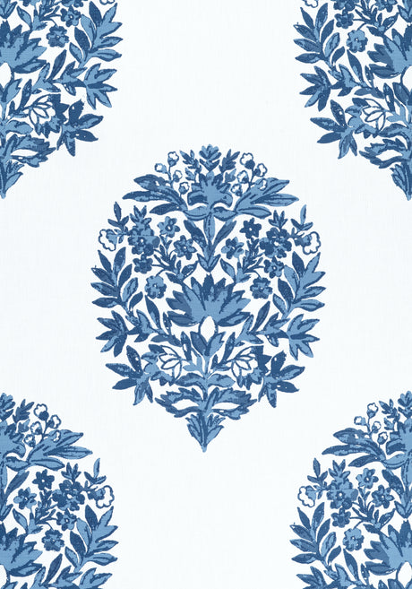 Thibaut F914322 RIDGEFIELD Blue Fabric