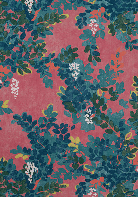 Thibaut F914332 CENTRAL PARK Pink Fabric