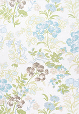 Thibaut F914339 SPRING GARDEN Spa Blue Fabric