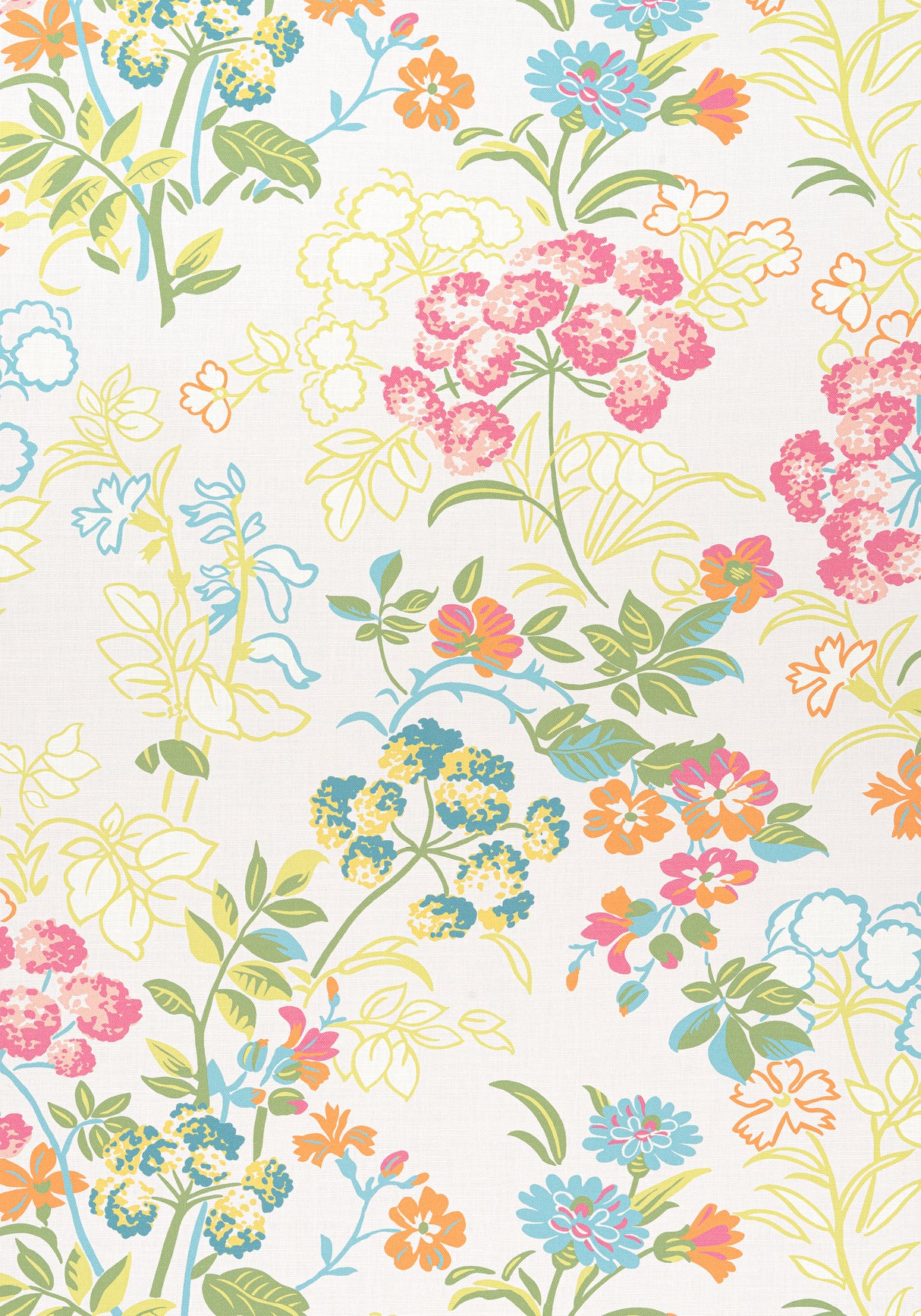 Thibaut F914340 SPRING GARDEN Cream Fabric