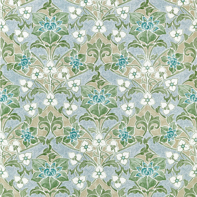 Thibaut WOODFORD F914600 in Sage Fabric - FAIRHAVEN FABRIC B