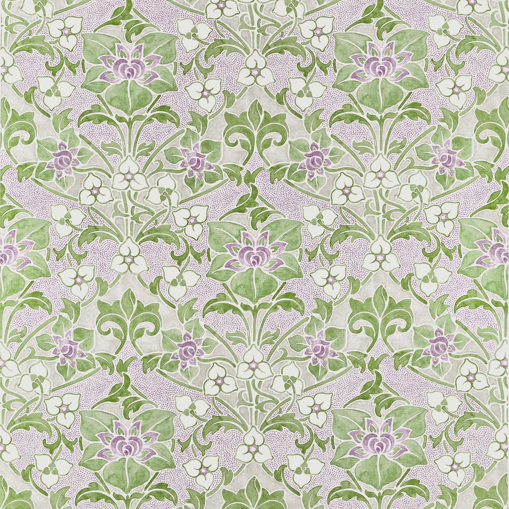 Thibaut WOODFORD F914603 in Lilac and Green Fabric - FAIRHAV