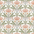 Thibaut LOTUS F914609 in Apricot Fabric - FAIRHAVEN FABRIC B
