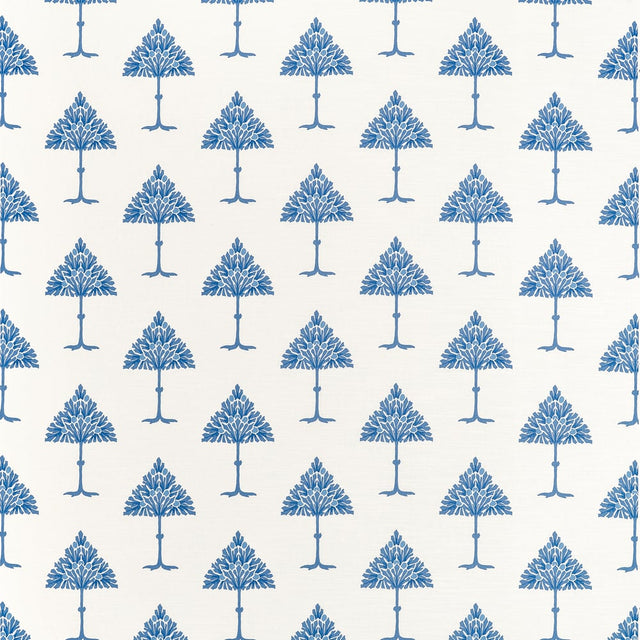 Thibaut MAY TREE F914616 in Blue and White Fabric - FAIRHAVE