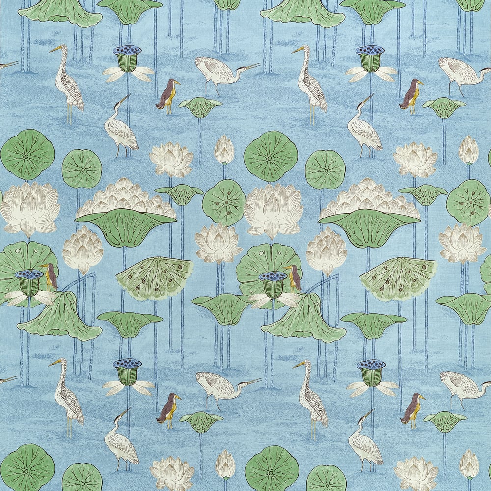 Thibaut MALEA F914637 in Sky Blue Fabric - FAIRHAVEN FABRIC 
