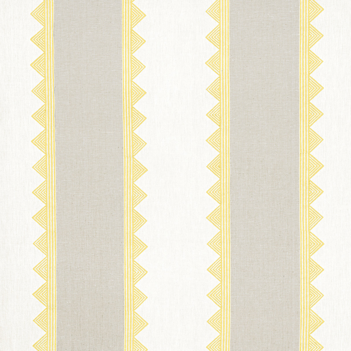 Thibaut F916230 KISMET STRIPE Yellow Fabric
