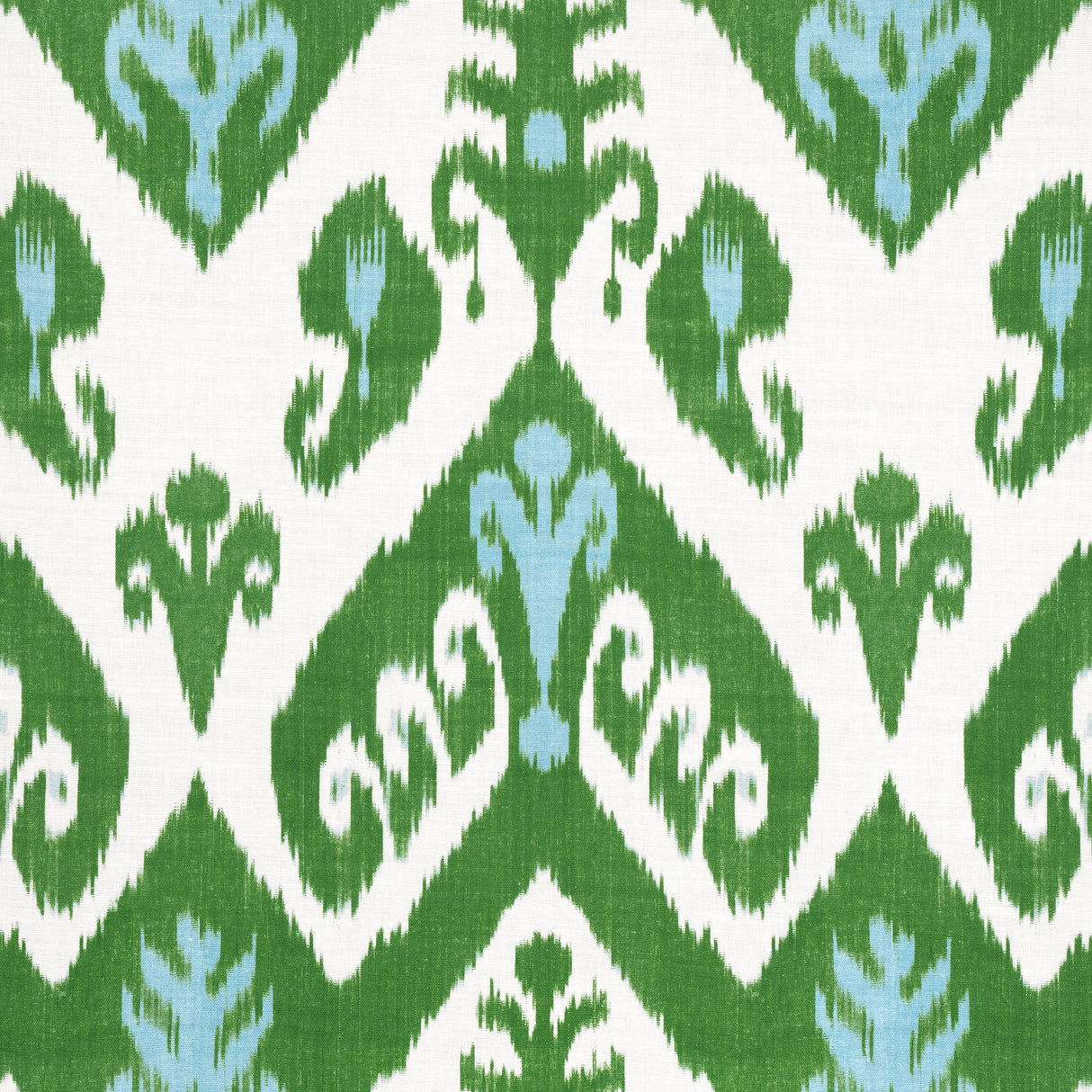 Thibaut F916246 INDIES IKAT Green Fabric