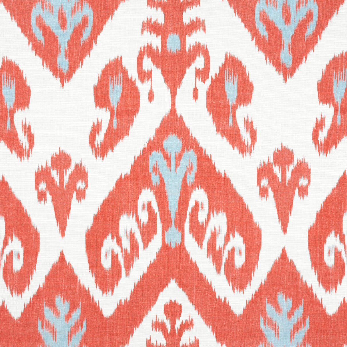 Thibaut F916247 INDIES IKAT Coral Fabric