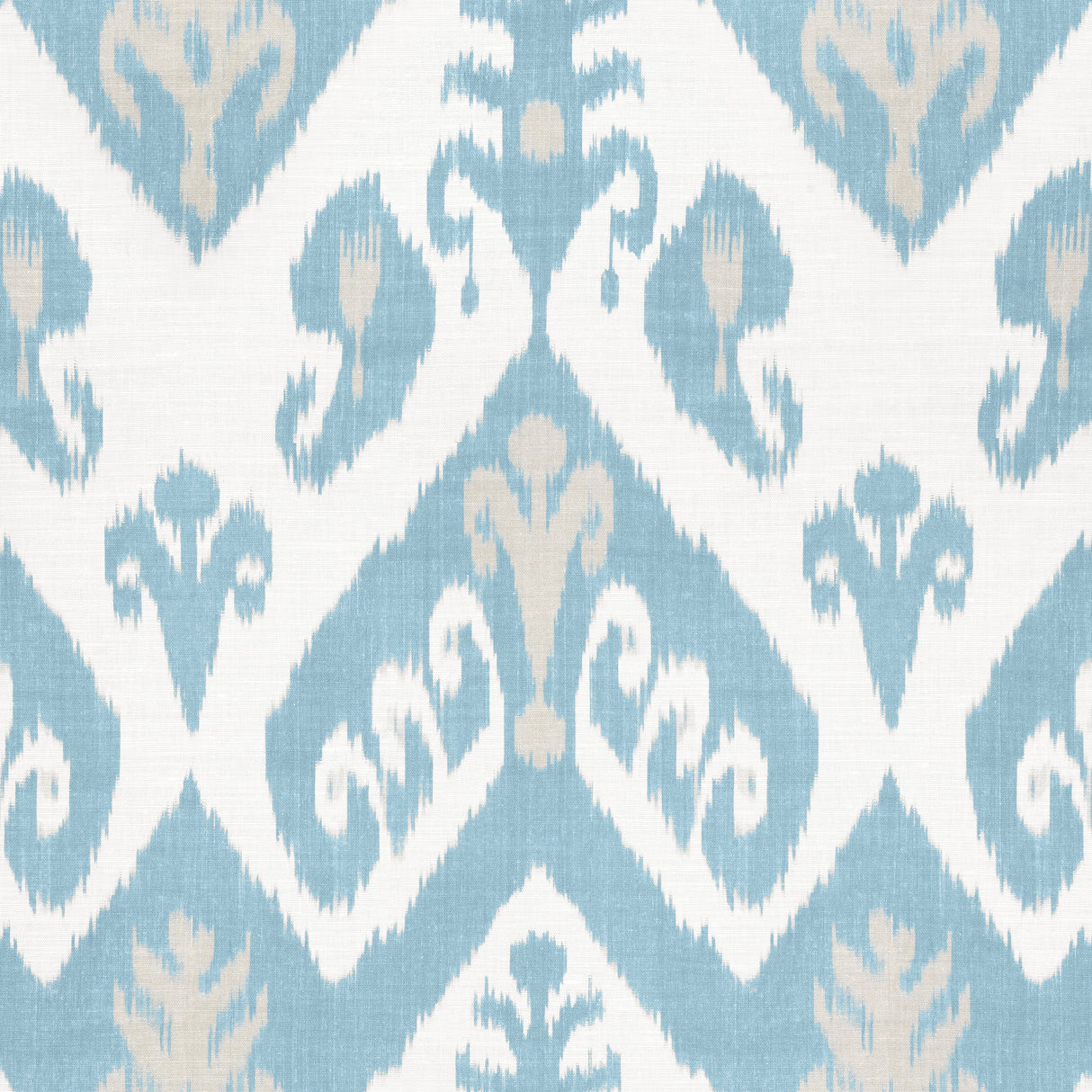 Thibaut F916248 INDIES IKAT French Blue Fabric