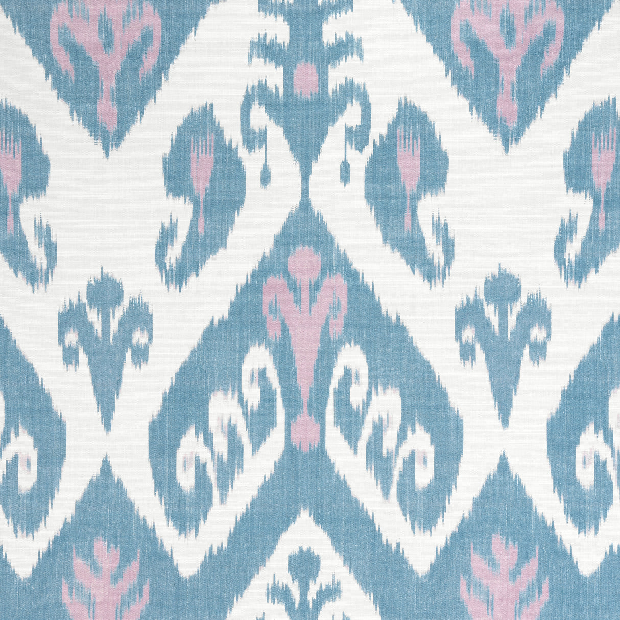 Thibaut F916249 INDIES IKAT Lavender and French Blue Fabric