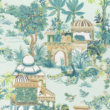 Thibaut F920826 MYSTIC GARDEN Spa Blue Fabric