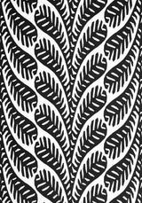 Thibaut F920830 GINGER Black Fabric