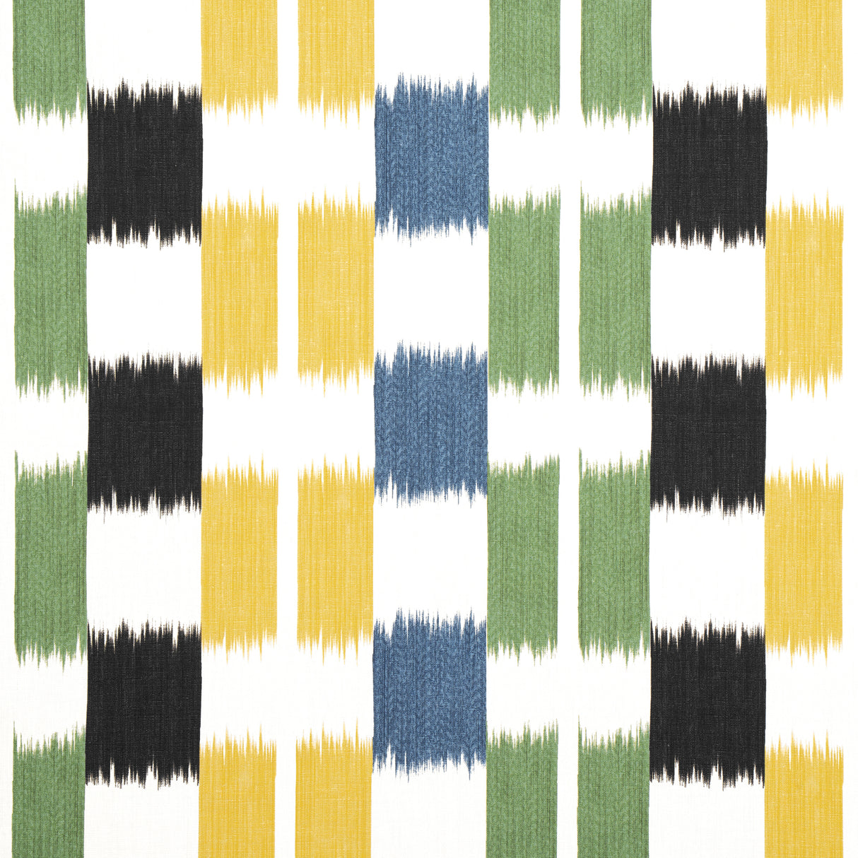 Thibaut F920837 KASURI Black and Green Fabric