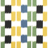 Thibaut F920837 KASURI Black and Green Fabric
