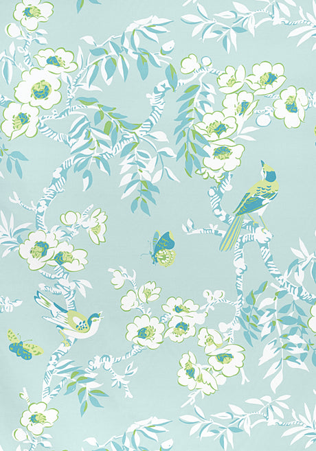 Thibaut F920843 YUKIO Spa Blue Fabric