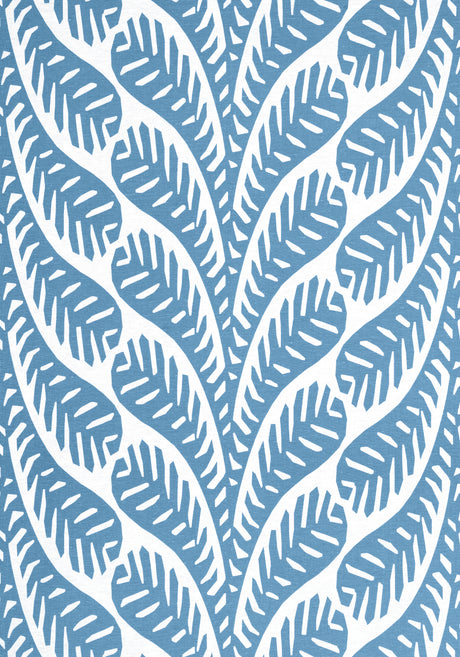 Thibaut F920848 GINGER Blue Fabric