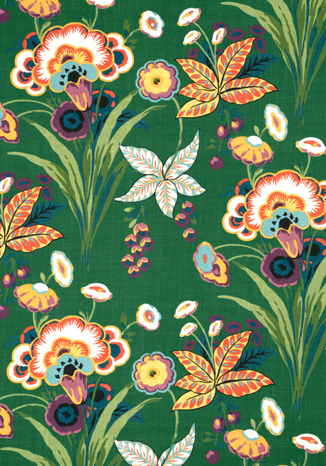 Thibaut F920849 PASADENA Emerald Fabric