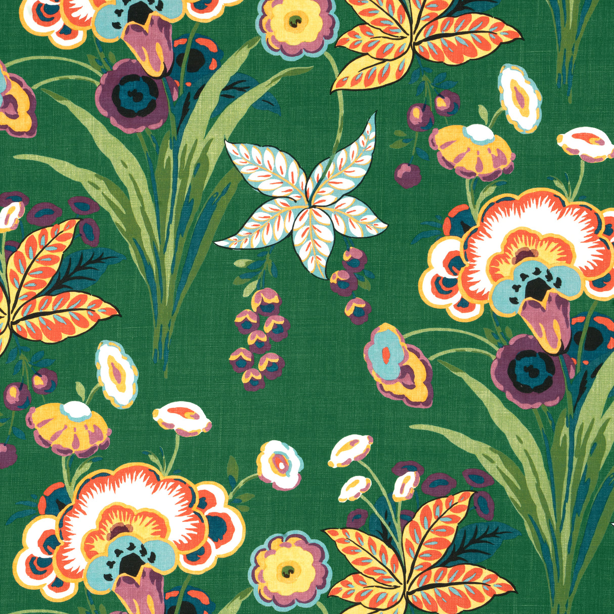 Thibaut F920849 PASADENA Emerald Fabric
