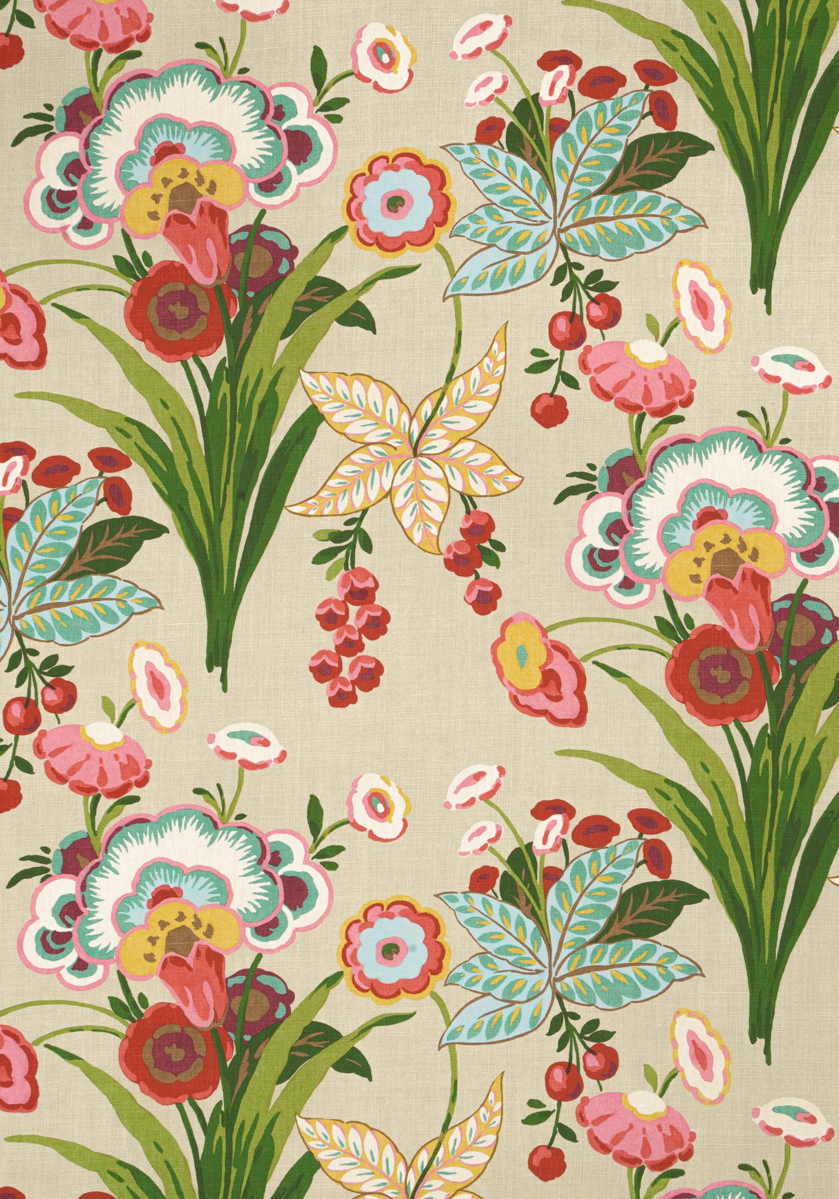 Thibaut F920852 PASADENA Cream Fabric