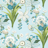 Thibaut F920855 PASADENA Spa Blue Fabric