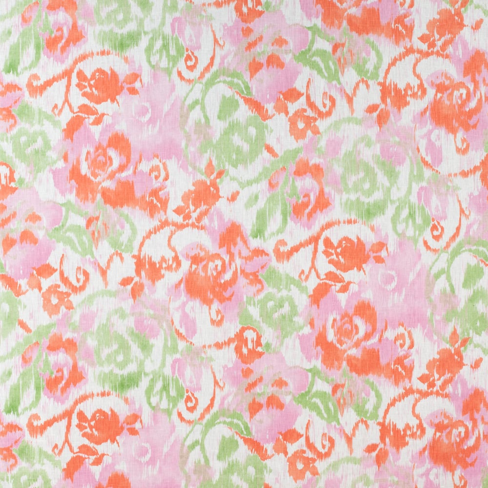 Thibaut F924340 WATERFORD FLORAL Pink Fabric