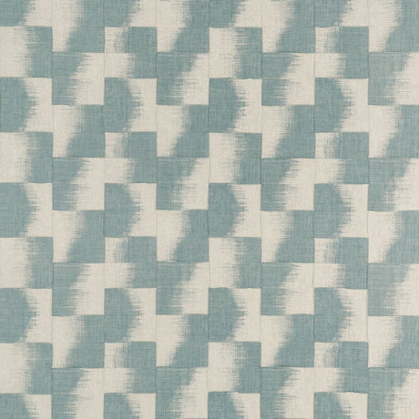Thibaut RAFFIA SQUARES F924429 in Mineral Fabric - YUTORI FA