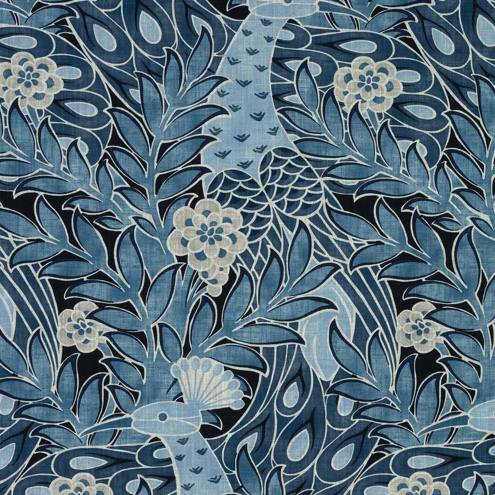 Thibaut F92918 DESMOND Navy Fabric