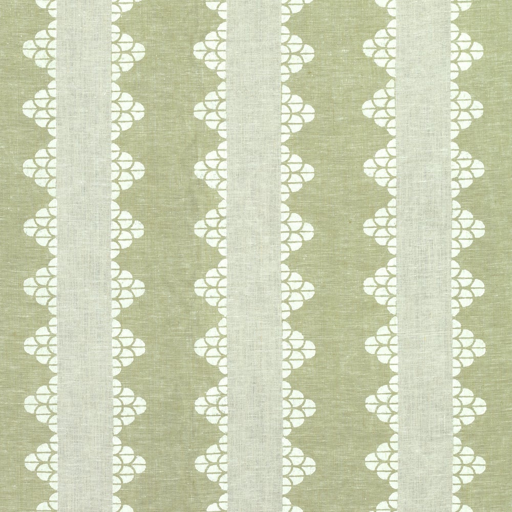 Thibaut F92937 DHARA STRIPE Green Fabric