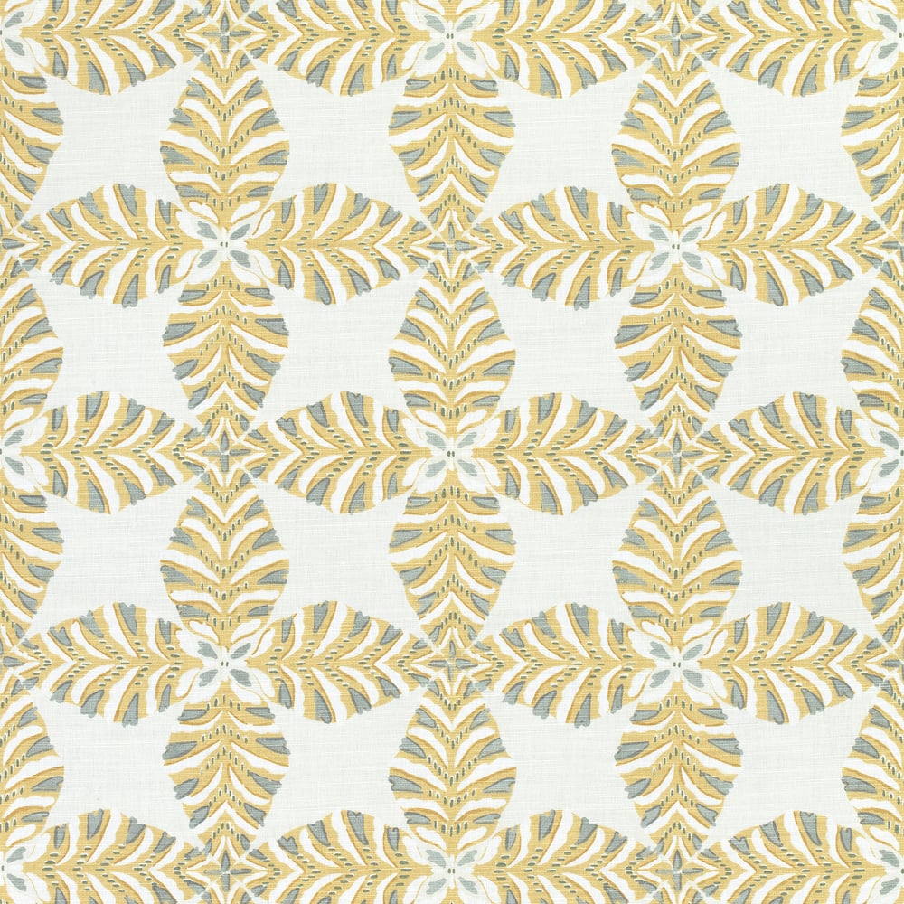 Thibaut F92970 STARLEAF Yellow Fabric