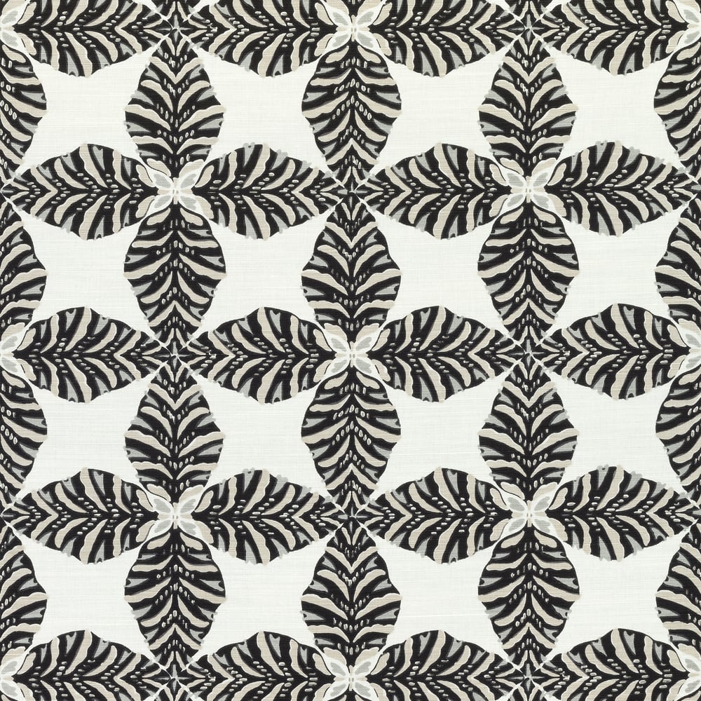 Thibaut F92971 STARLEAF Black Fabric