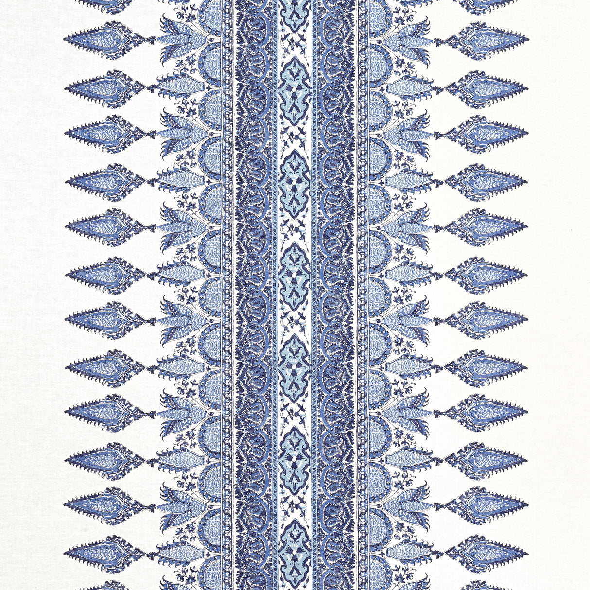 Thibaut F936407 AKOLA STRIPE Blue and White Fabric