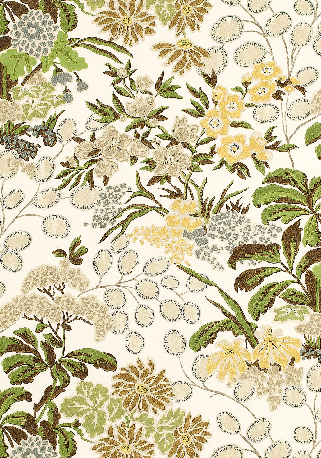 Thibaut F942035 MEADOW Green Fabric