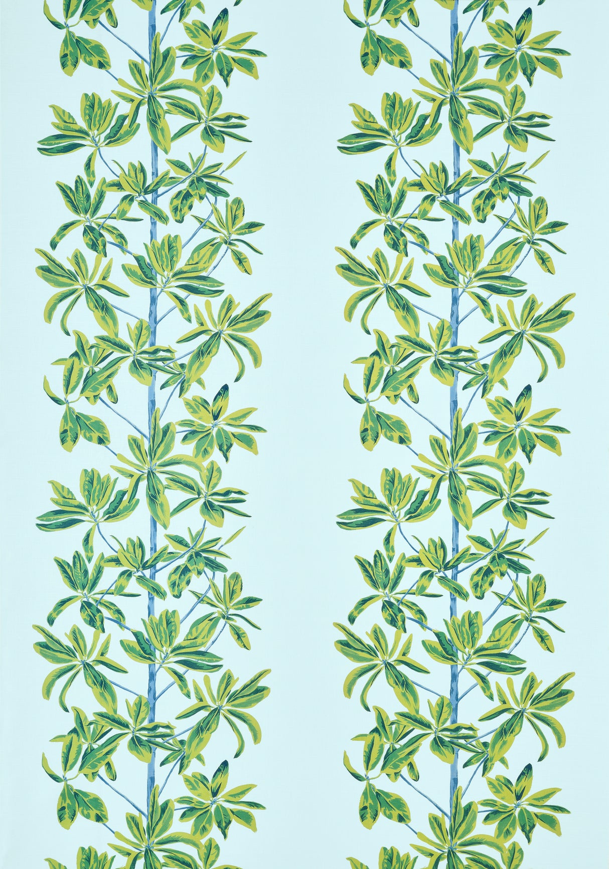 Thibaut F945033 MANGROVE TREE Turquoise Fabric