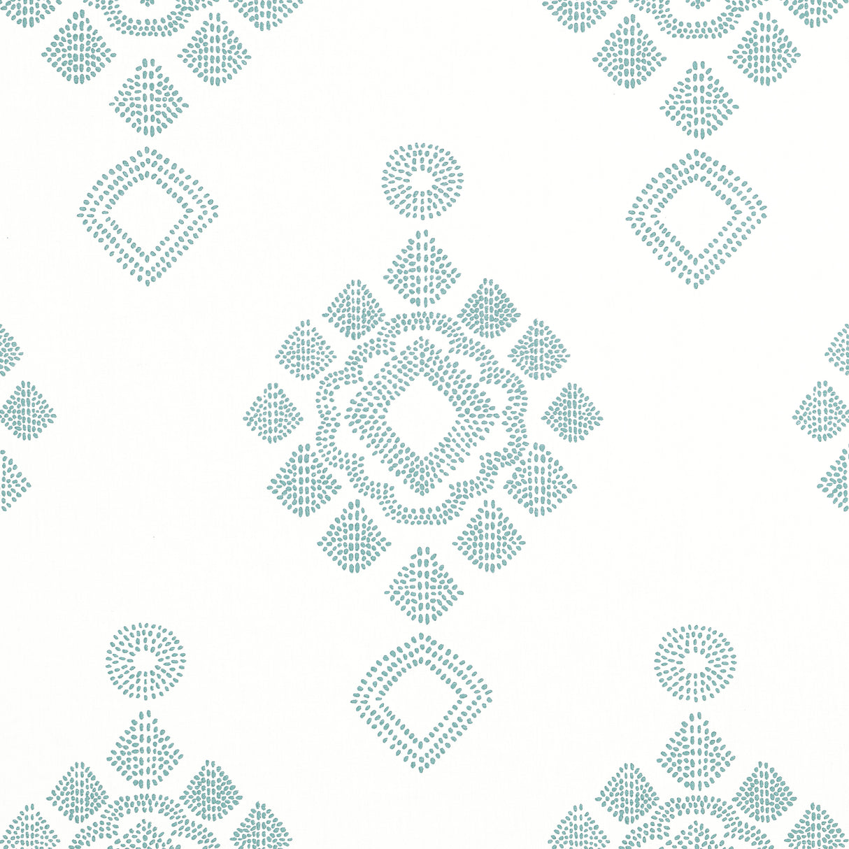 Thibaut F981320 PROVINCE MEDALLION Seaglass Fabric
