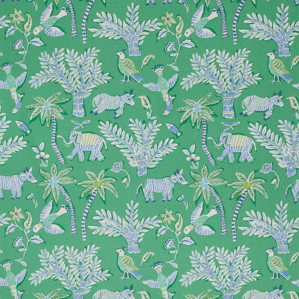 Thibaut F988721 GOA Green Fabric